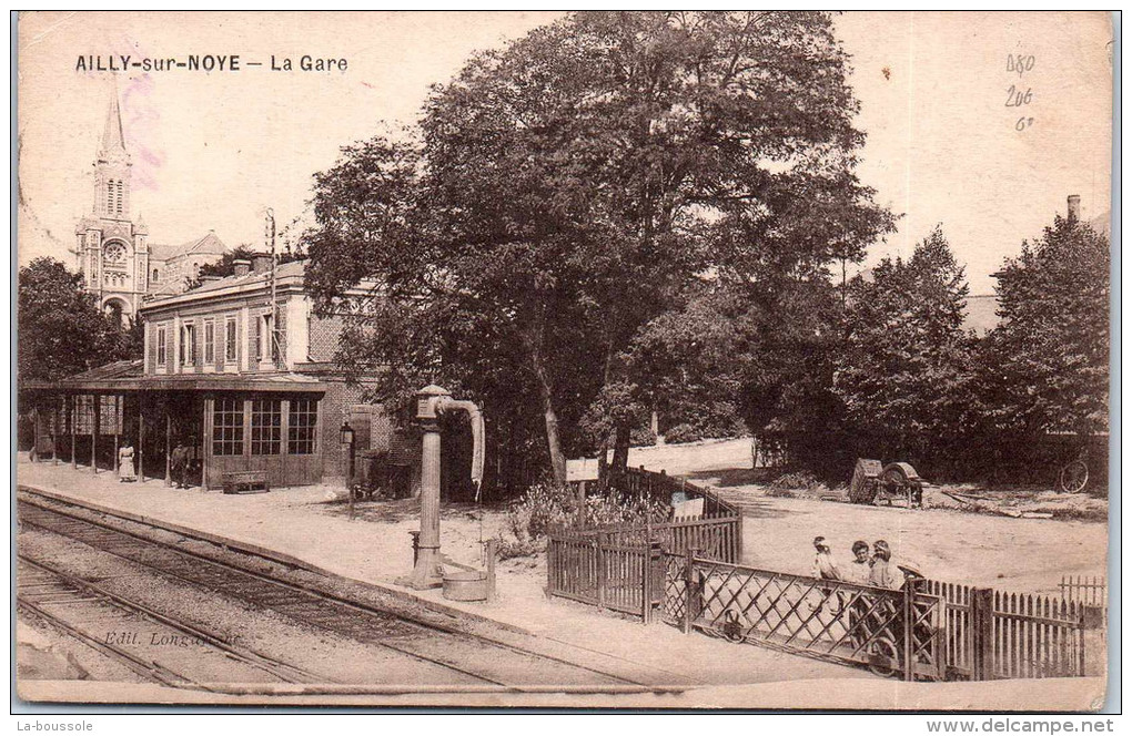 80 AILLY SUIR NOYE - La Gare - Ailly Sur Noye