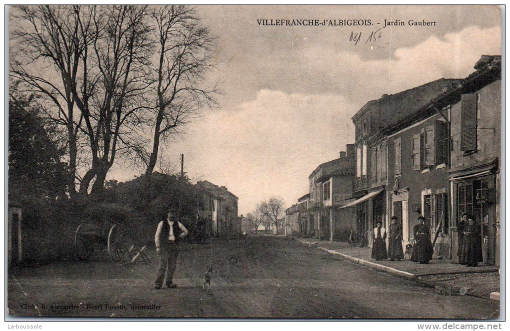 81 VILLEFRANCHE D'ALBIGEOIS - Jardin Gaubert - Villefranche D'Albigeois