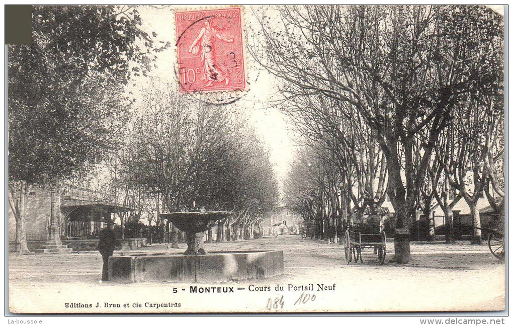 84 MONTEUX - Cours Du Portail Neuf - Monteux