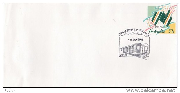 Australia - Postal Stationary: 1988 Bicentennial System P/m Jindabyne NSW Skitube 6.1.1988   (L73-5) - Entiers Postaux