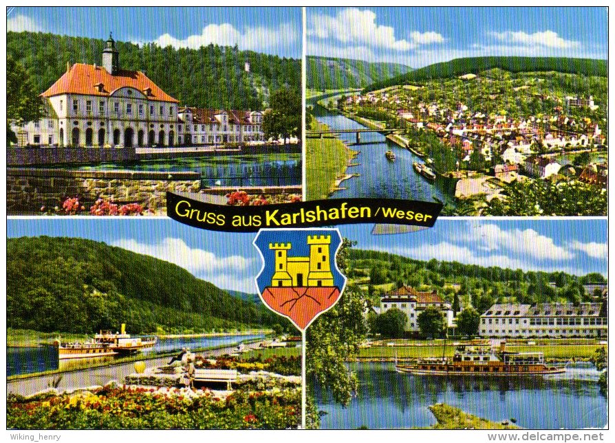 Bad Karlshafen - Mehrbildkarte 3 - Bad Karlshafen