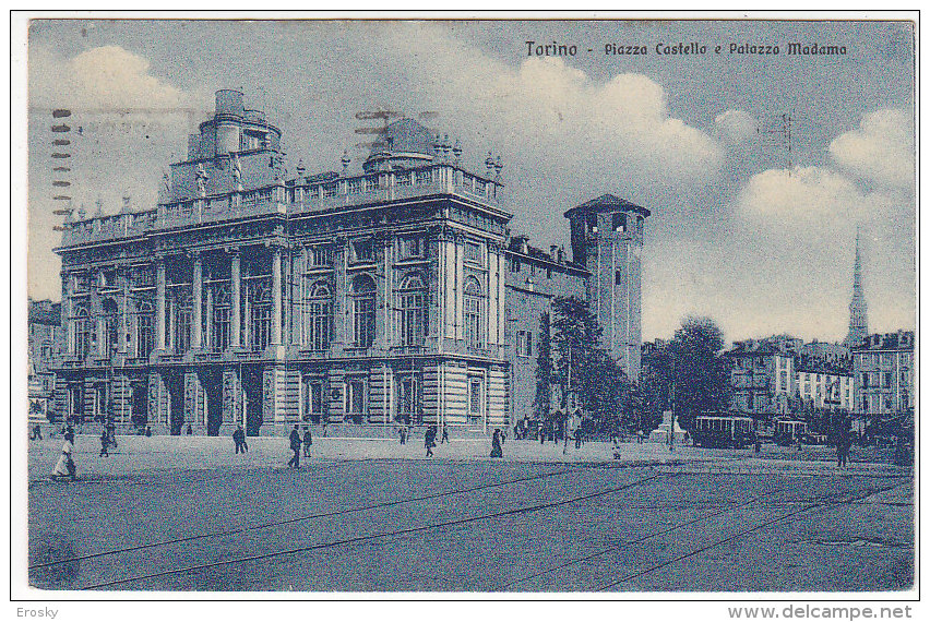 PGL AT597 - TORINO PIAZZA CASTELLO E PALAZZO MADAMA 1922 - Palazzo Madama