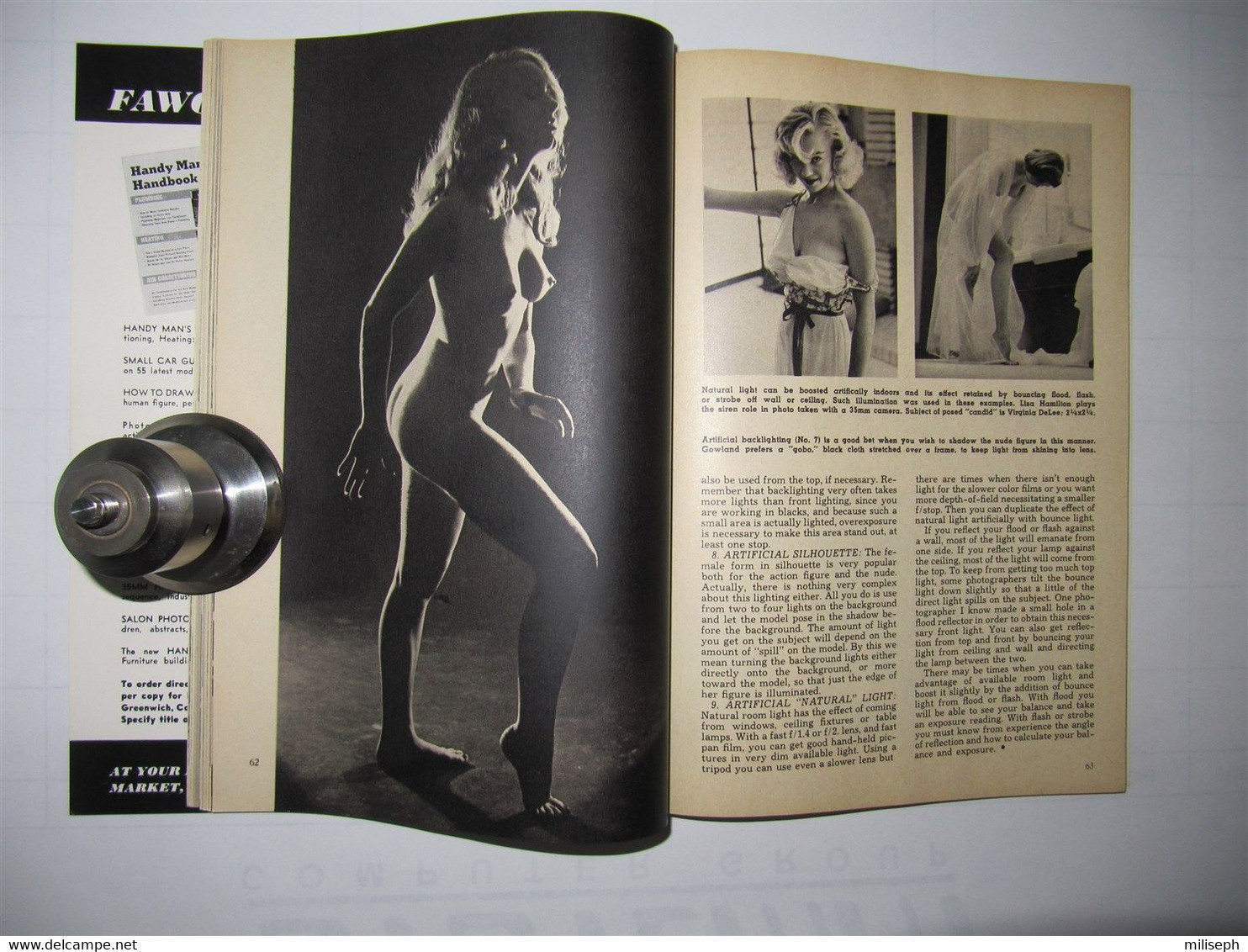 A FAWCETT HOW-TO BOOK - N° 400 - Peter Gowland's - FACE And FIGURE Photography      (3920) - Fotografie