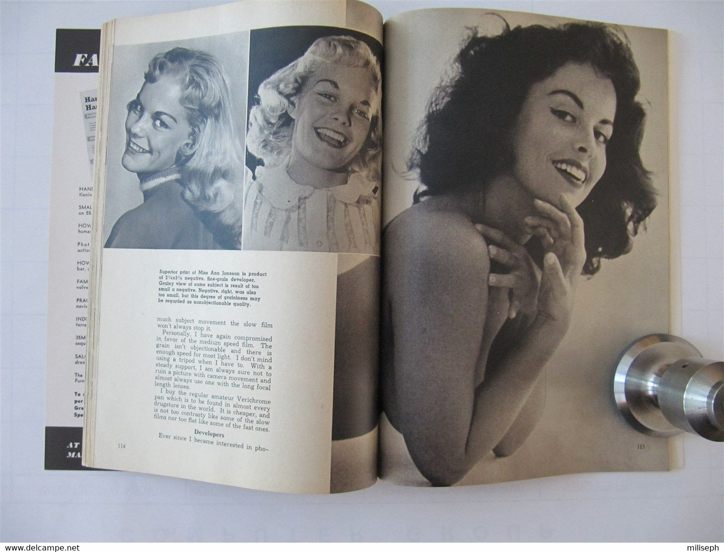 A FAWCETT HOW-TO BOOK - N° 400 - Peter Gowland's - FACE and FIGURE photography      (3920)