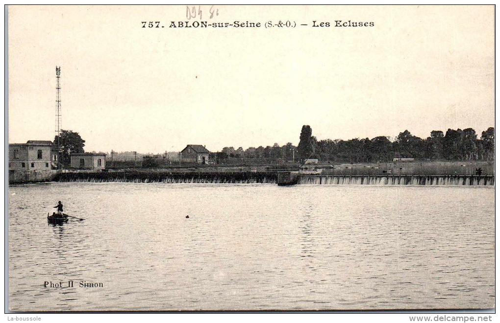 94 ABLON SUR SEINE - Les écluses - Ablon Sur Seine