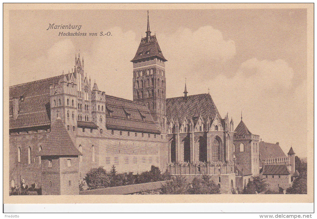 Marienburg,Westpr. Hochschloss Von S.-O. - Westpreussen