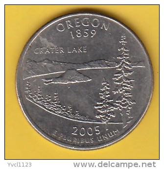 USA - 2005 Circulating 25¢ Coin "Oregon" (#2005-25-01) - 1999-2009: State Quarters