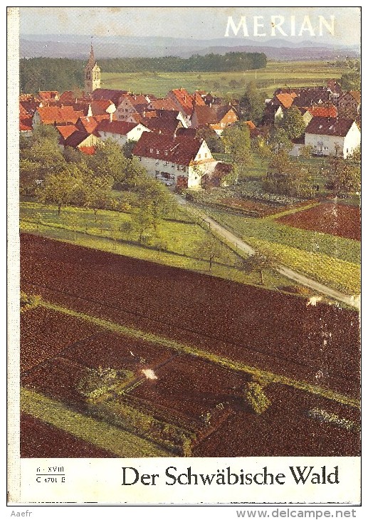 Allemand - Merian Illustrierte - SCHWÄBISCHE WALD - Alte Bilder 1965 - Travel & Entertainment