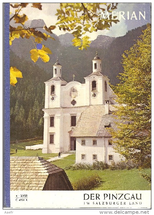 Allemand - Merian Illustrierte - DER PINZGAU - Alte Bilder 1965 - SALZBURGER LAND - Travel & Entertainment