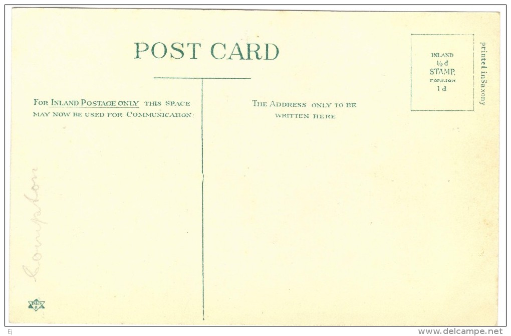 The Marine Biological Laboratory Plymouth Black & White Postcard - Stengel C1918 - Plymouth