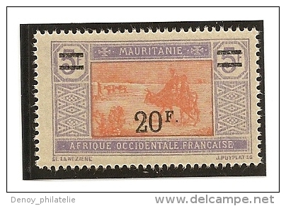 Mauritaniie N° 56 ** Sans Charniére  Cote13 Prix  4 - Neufs