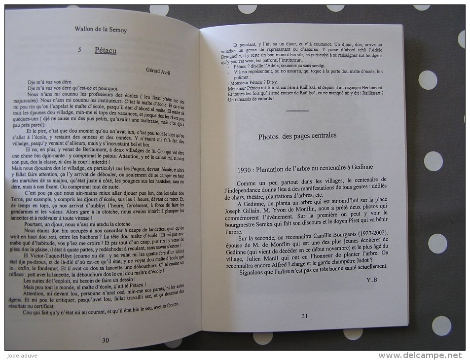 CEHG Revue N° 26 Gedinne Régionalisme Sabotiers Scierie Deffense Wallon Semoy Famille Votion Bourseigne Vencimont