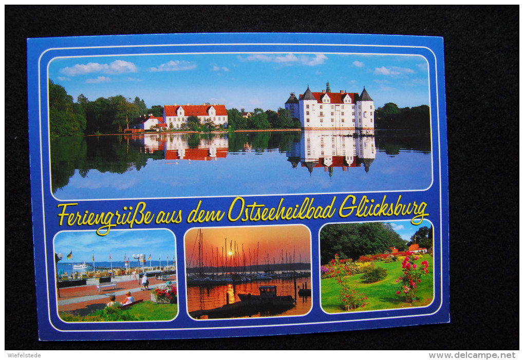 A363 - Feriengrüße Aus Dem Ostseeheilbad Glücksburg - Multivuekarte - Ungelaufen Unused - Gluecksburg