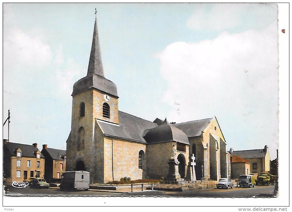 ALLAIRE - L'Eglise - Voiture, Camion - Allaire