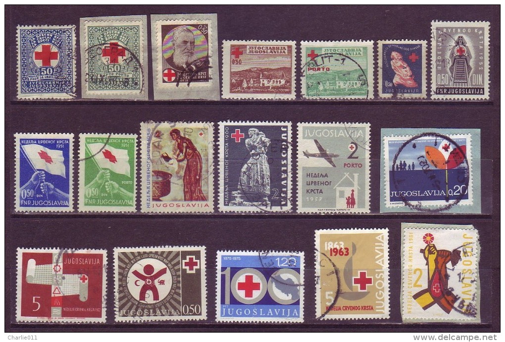 RED CROSS-PORTO-LOT 2-YUGOSLAVIA - Lots & Serien