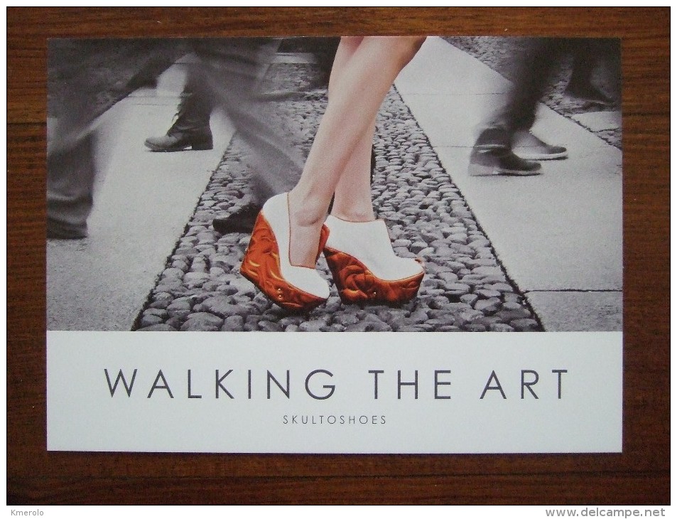 Walking The Art Carte Postale - Publicité