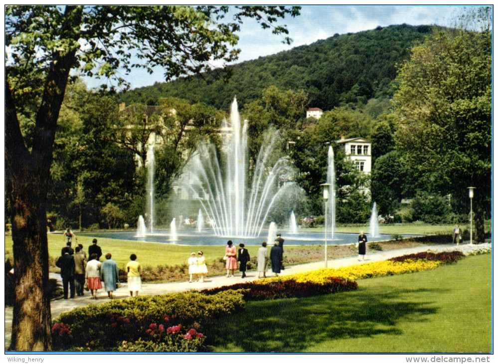 Bad Kissingen - Springbrunnen Im Rosengarten - Bad Kissingen