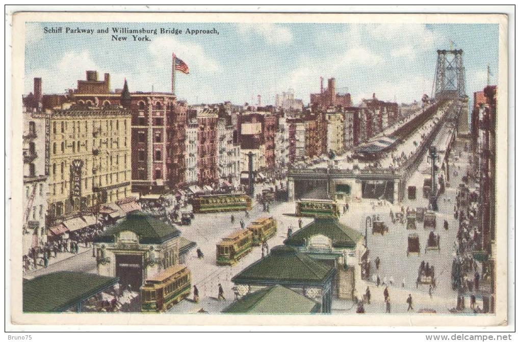 Schiff Parkway And Williamsburg Bridge Approach, New York - Brooklyn