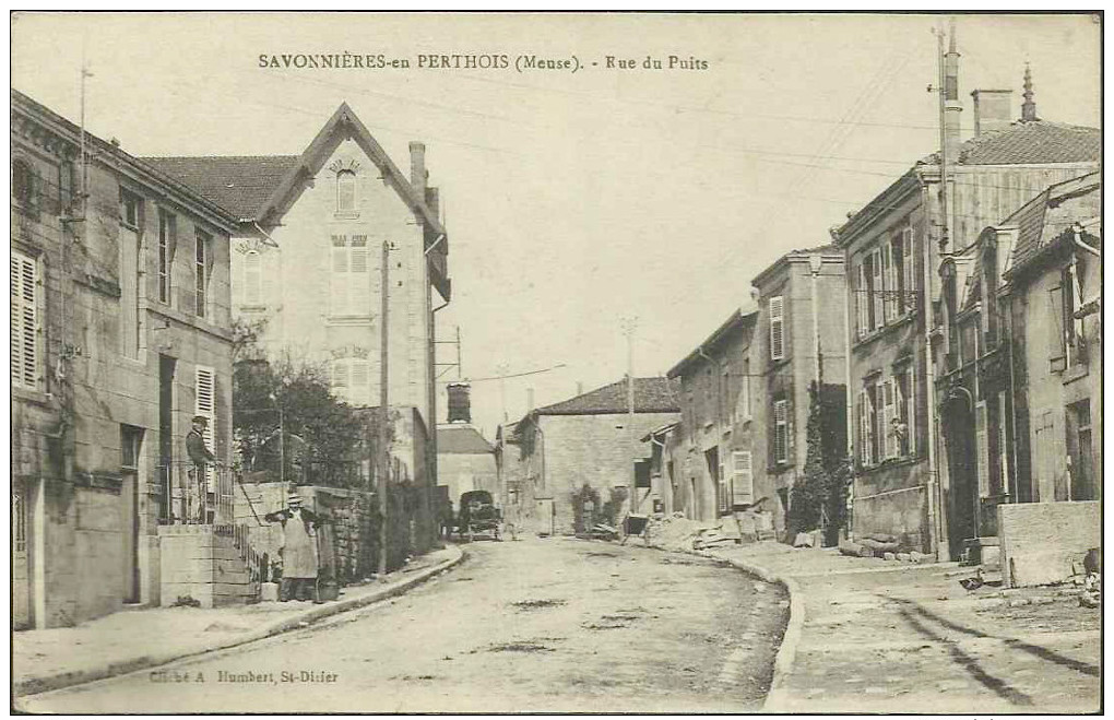 SAVONNIÈRES-en-PERTHOIS - Rue Du Puits - Autres & Non Classés