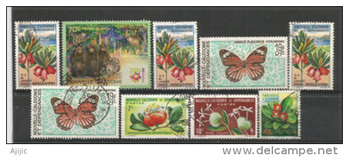 Lot De 9 T-p Oblitérés Faune Flore De Nouvelle-Calédonie . Côte 18,00 € - Used Stamps