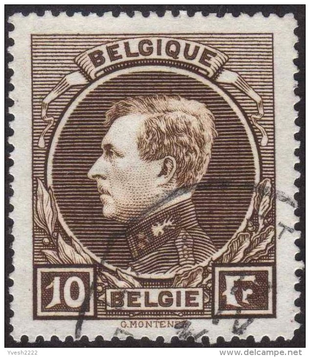 Belgique 1929 COB 289, 10 F Montenez Oblitéré - 1929-1941 Grand Montenez