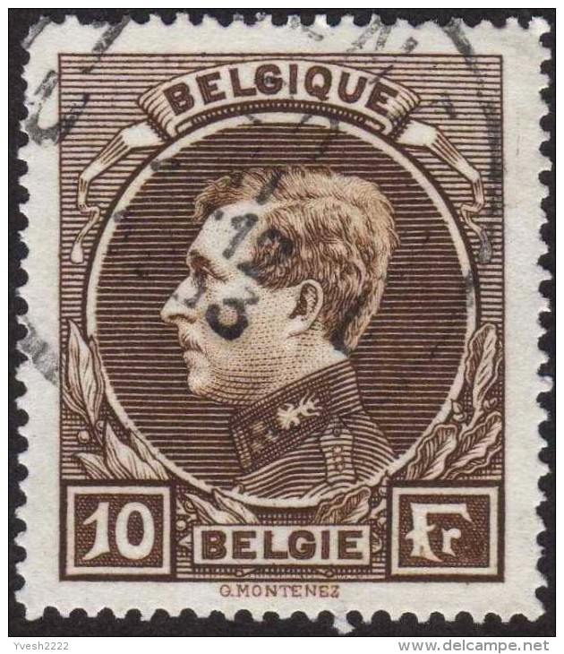 Belgique 1929 COB 289, 10 F Montenez Oblitéré - 1929-1941 Big Montenez