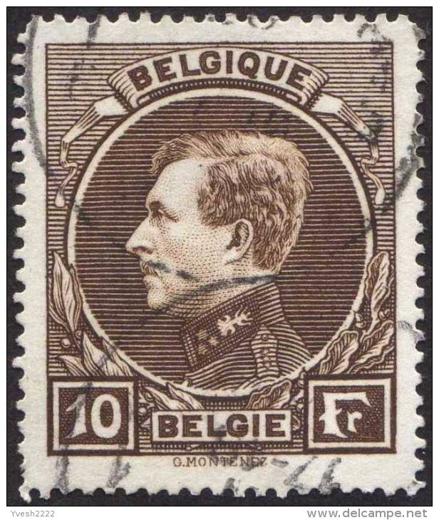 Belgique 1929 COB 289, 10 F Montenez Oblitéré - 1929-1941 Big Montenez