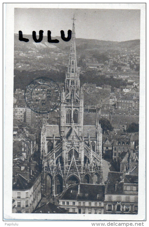 DEPT 76 : 2 Scans ; Rouen église Saint Maclou ( Cachet 7 Eim Foire ) - Rouen