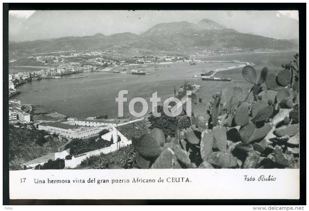 OLD REAL PHOTO POSTCARD CEUTA ESPAÑA SPAIN AFRICA FOTO RUBIO - Ceuta