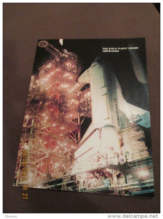USA Rocket Mail, Space Flight Cover With Special Commemorative Folder - NASA 25 Years Anniversary - Omslagen Van Evenementen
