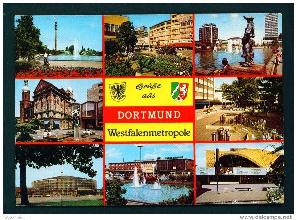 GERMANY  -  Dortmund  Multi View  Used Postcard As Scans  (stamp Removed) - Dortmund