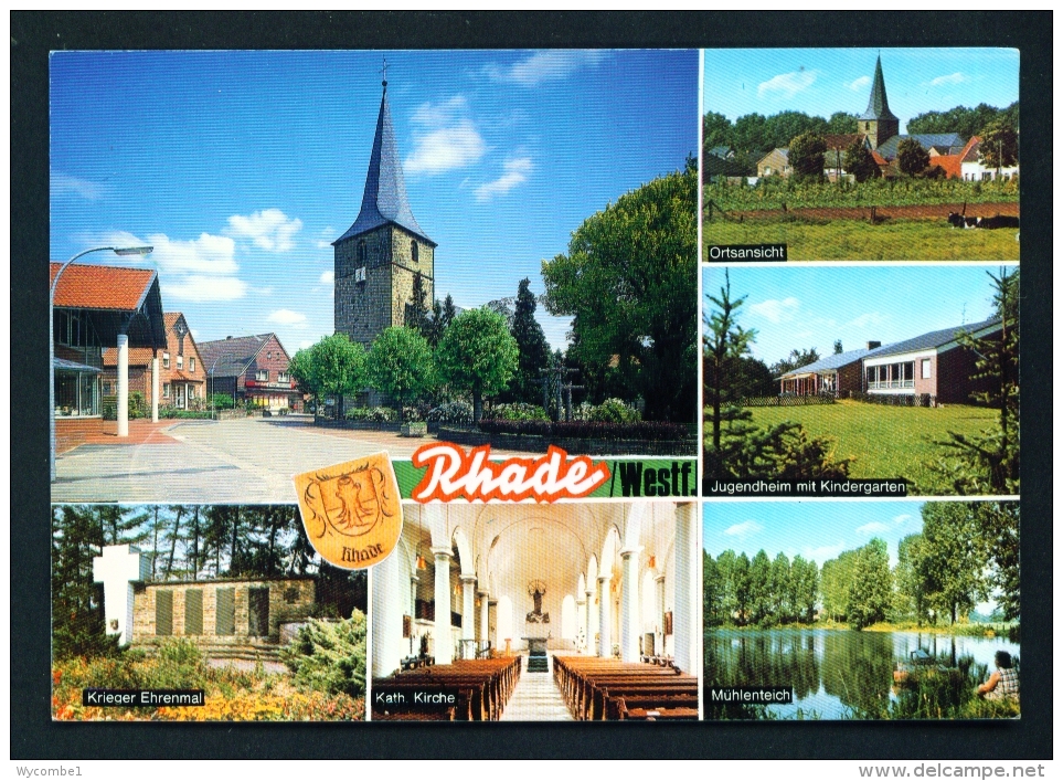 GERMANY  -  Rhade  Multi View  Postcard As Scans - Rotenburg (Wuemme)