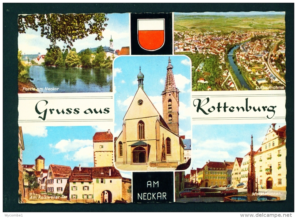 GERMANY  -  Rottenburg  Multi View  Used Postcard As Scans - Rottenburg