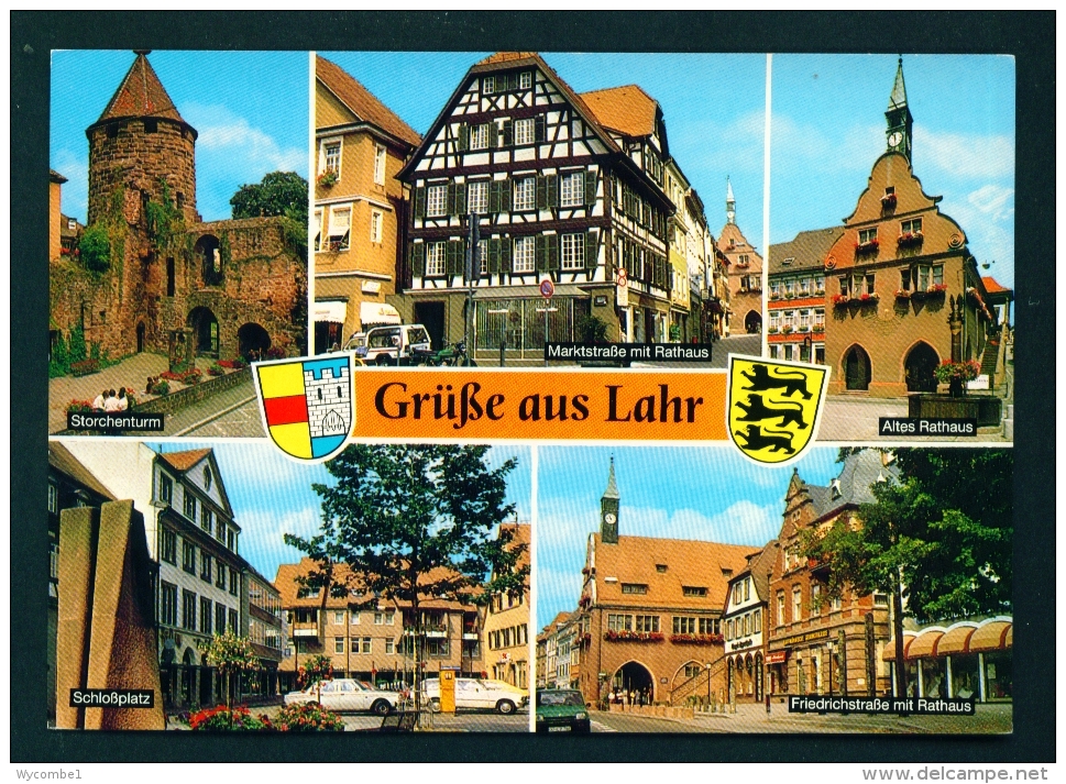 GERMANY  -  Lahr  Multi View  Used Postcard As Scans - Lahr