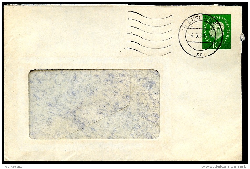 BERLIN PU22 B2/002 Privat-Umschlag WASSERWERKE Gebraucht 1959 NGK 25,00  € - Sobres Privados - Usados