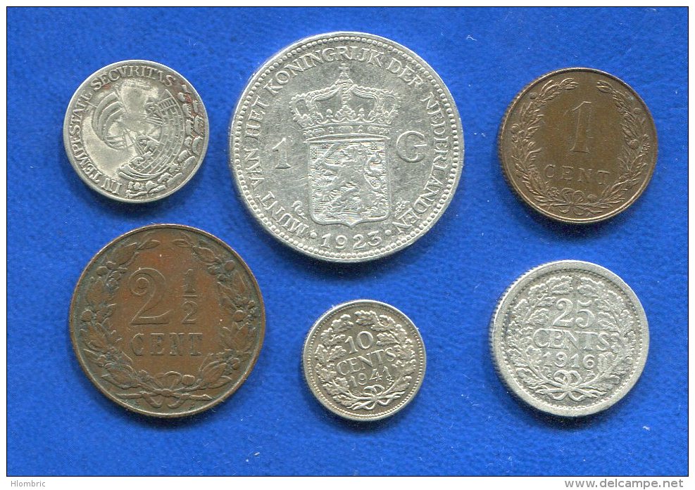 Pays-bas  6  Pieces - 0.5 Cent