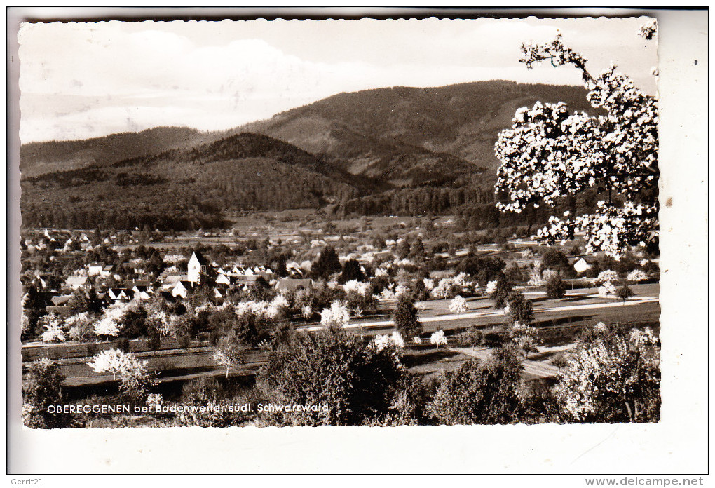 7846 SCHLIENGEN - OBEREGGENEN, Ortsansicht - Loerrach