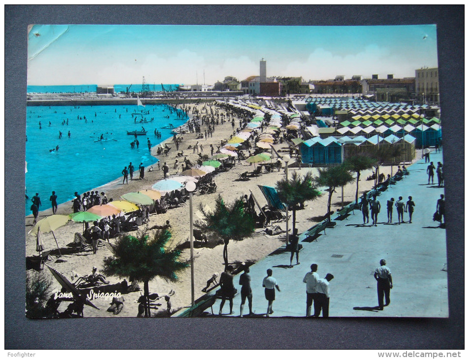 Italy: FANO - Spiaggia - The Beach - Der Strand - Posted 1960 - Fano
