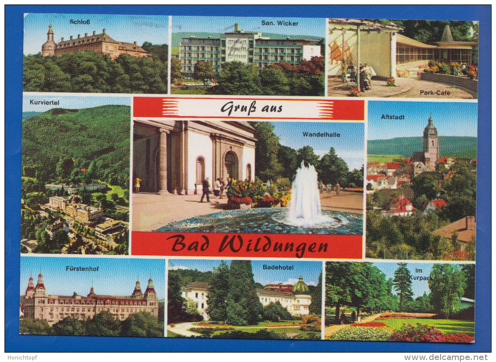 Deutschland; Bad Wildungen; Multibildkarte - Bad Wildungen