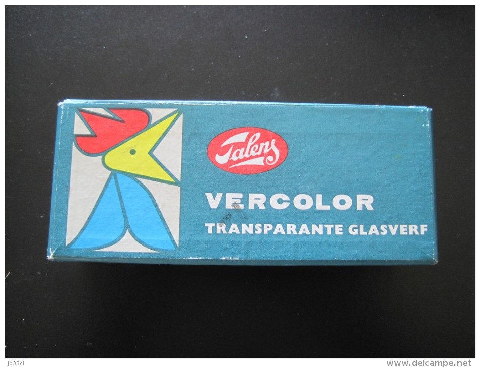 Boîte De Couleurs Transparentes Pour La Peinture Sur Verre Vercolor De Talens (complète) - Other & Unclassified