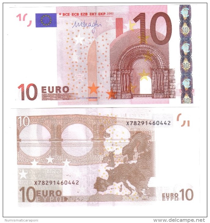 10 €  Germania Germany FDS UNC E006F2 DRAGHI Cod.€.067 - 10 Euro