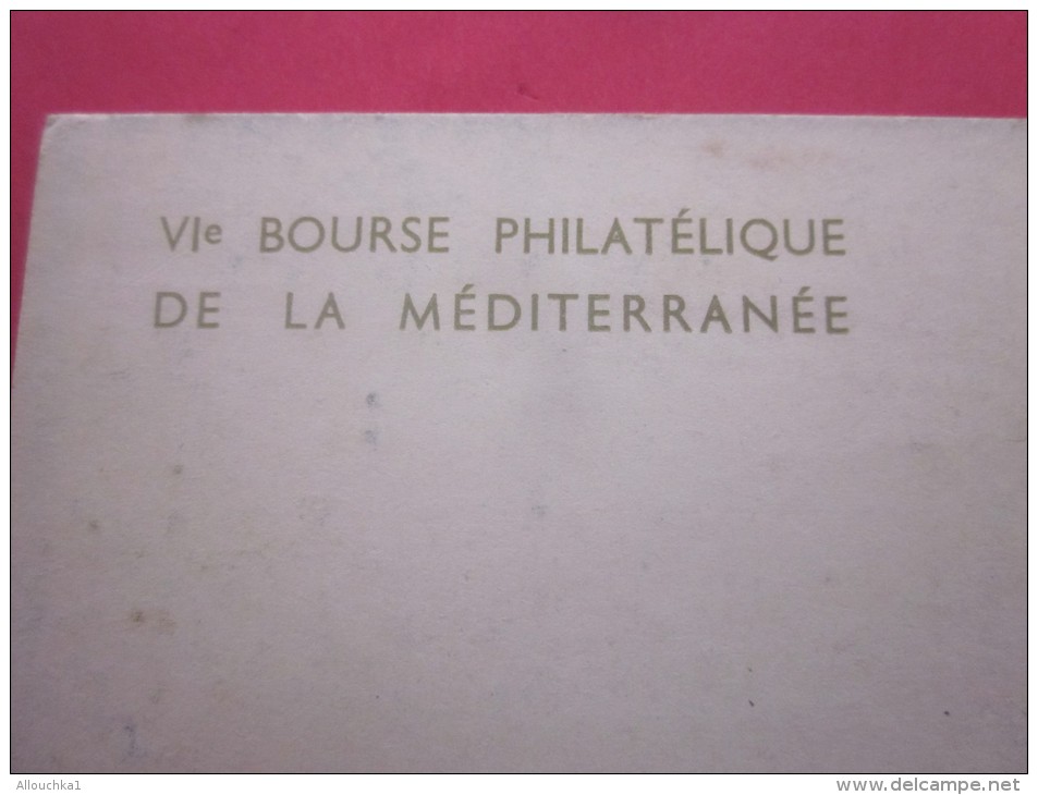 Marseille XIé Bourse Philatélique De La Méditerranée Vieux-Port  Notre-Dame De La Garde Carte Postale CPSM - Bourses & Salons De Collections