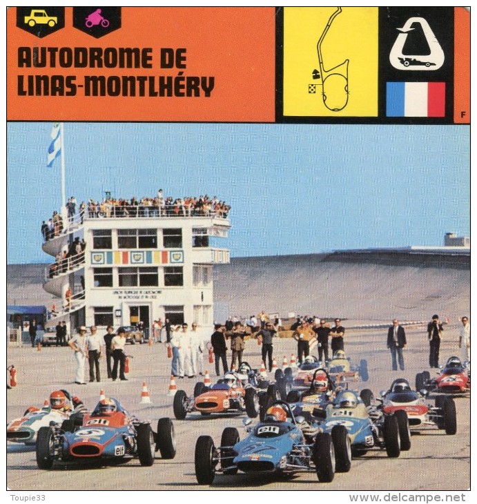 Linas Montlhery  Autodrome Image Et Histoire Du Circuit Avec Voiture - Autres & Non Classés