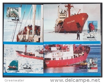 AAT 2003 Dan Ships 4v 4 Maxicards (21089) - Tarjetas – Máxima