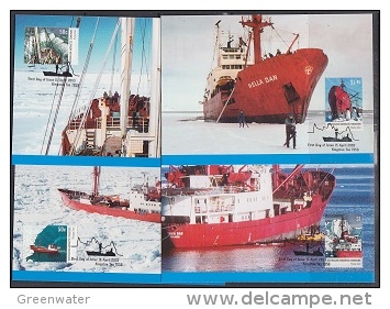 AAT 2003 Dan Ships 4v 4 Maxicards (21089) - Maximumkarten