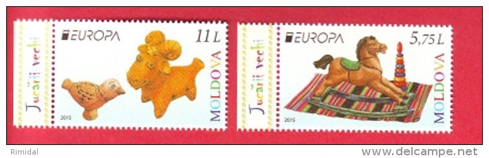 Moldova, Set 2 V., Europa / CEPT - Toys, 2015 - 2015