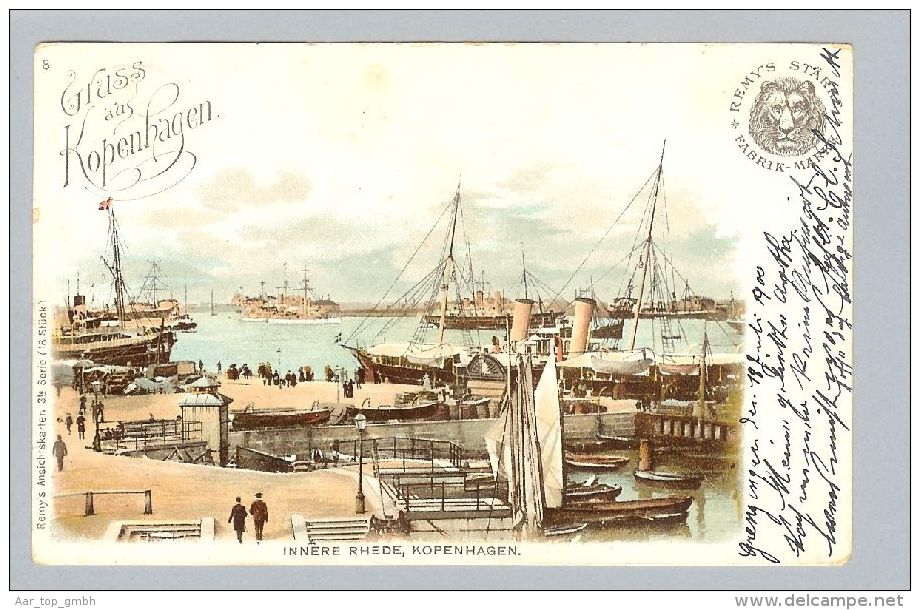 AK Dänemark Kopenhagen 1900-07-25 Litho Remy's #8 - Danemark