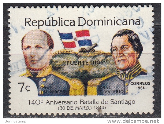 Repubblica Dominicana,  1984 - Battle Of Santiago - Nr.902 Usato° - Dominikanische Rep.