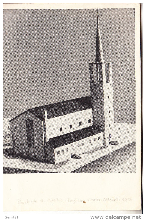 5010 BERGHEIM - KENTEN, Modell Pfarrkirche St. Hubertus - Bergheim