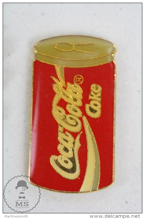 Coke Tin/ Can Coca Cola Advertising - Pin Badge #PLS - Coca-Cola